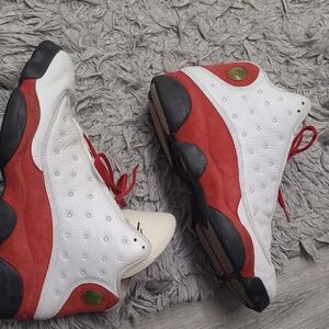 Jordan Athletic Shoes - White and Red